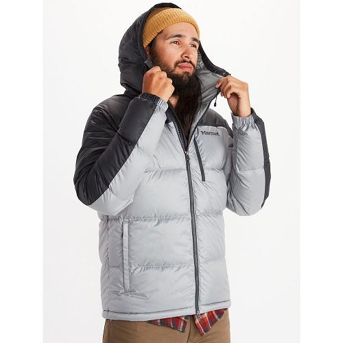 Marmot Guides Jackets - Mens Down Jacket Grey CA1350872 Canada